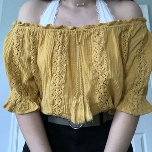 Off the shoulder top!